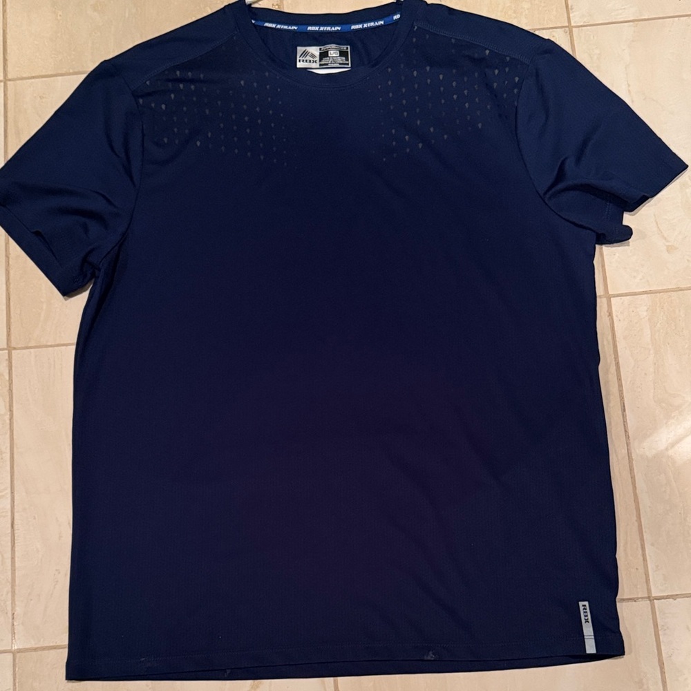 NWOT Navy RBX X-TRAIN Performance Shirt, Dri